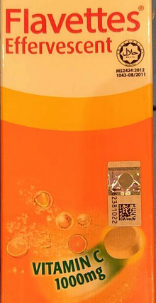 FLAVETTES EFF 1000MG VIT C 15'S