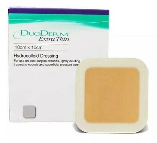 DUODERM 10CMX10CM PLASTER (EXTRA THIN) 10'S