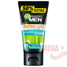 GARNIER MEN TURBOLIGHT OIL CONTROL ICY SCRUB 150ML