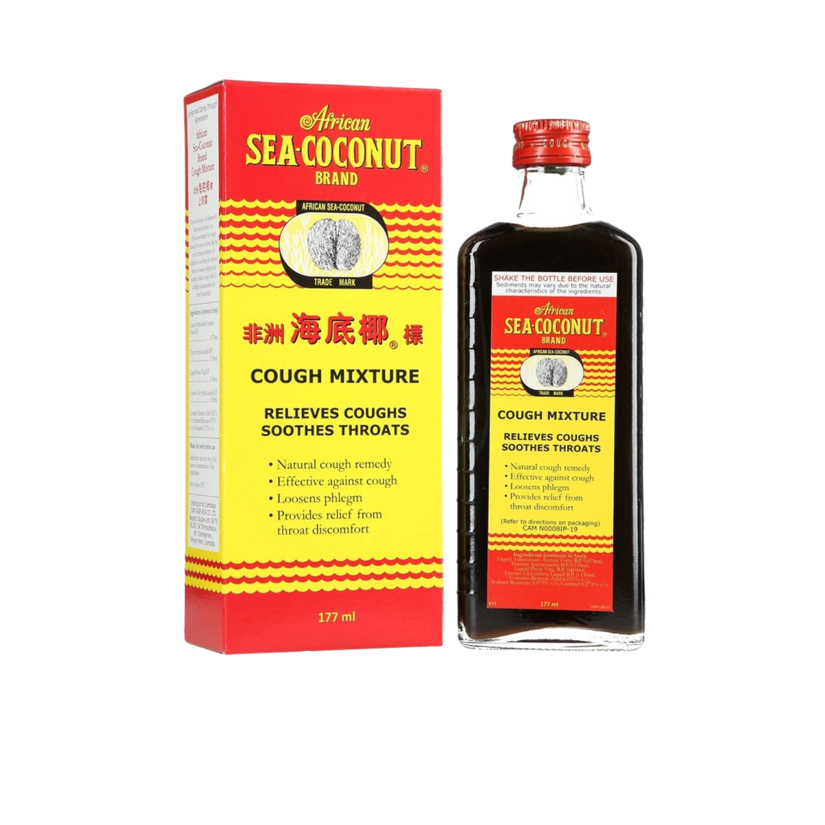 AFRICAN SEA COCONUT COUGH MIXTURE - 177ML