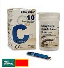 EASYSURE CHOLESTEROL STRIPS 10'S