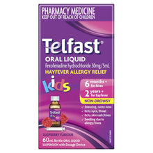 TELFAST ORAL SUSP 60ML