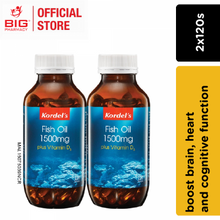 KORDEL'S FISH OIL 1500MG + VIT D3 120'S