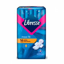 LIBRESSE MAXI FIT WINGS 16'S
