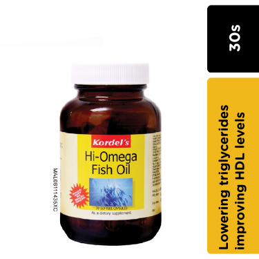 KORDEL'S HI-OMEGA FISH OIL 30'S