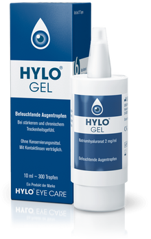 HYLO-GEL 2MG/ML LUBRICATING EYE DROP10ML